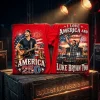 Luke Bryan America 250 Years Of Freedom Patriotic Country Music Red Graphic T-Shirt