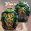 Megadeth This Was Our Life Tour 2026 Vic Rattlehead Heavy Metal Band 3D Graphic T-Shirt