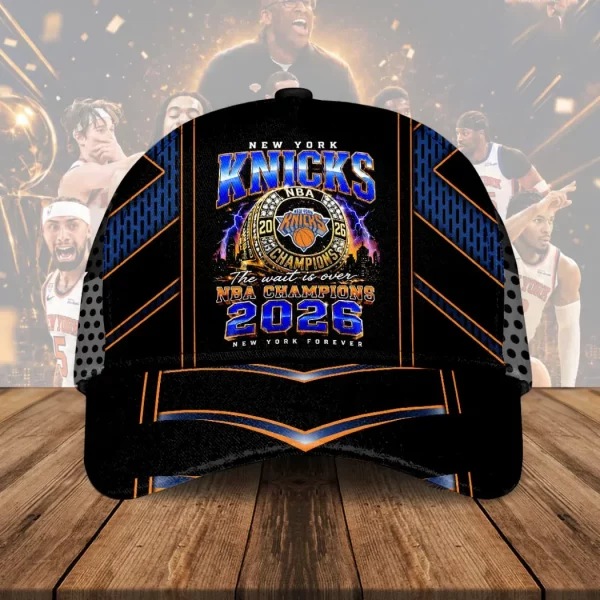 New York Knicks 2026 NBA Championship Commemorative Cap
