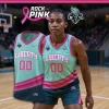 New York Liberty WNBA Rock The Pink Breast Cancer Awareness Custom Basketball Jersey