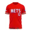 New York Mets Francisco Lindor Puerto Rican Heritage Night Special Edition Red T-Shirt