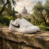 Nike Pope Leo XIV Vatican 2026 Limited Edition Commemorative White Leather Sneakers