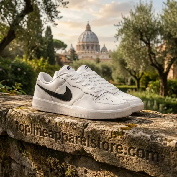 Nike Pope Leo XIV Vatican 2026 Limited Edition Commemorative White Leather Sneakers