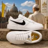Nike Pope Leo XIV Vatican 2026 Limited Edition Commemorative White Leather Sneakers