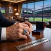 Detroit Tigers Motor City Navy Gold Legacy Edition Premium Commemorative Championship Ring
