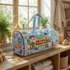 Personalized You've Got A Friend In Me Toy Story Inspired Custom Name Kids Overnight Quilted Duffle Bag
