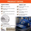 Phi Beta Sigma Fraternity 1914 Royal Blue Premium Gold Embroidered Baseball Cap