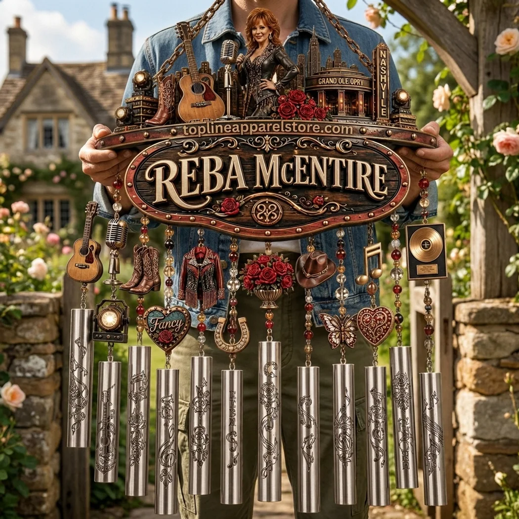 Reba McEntire Country Music Legend Vintage Decorative Outdoor Garden Hanging Wind Chime Reba McEntire Country Music Legend Vintage Decorative Outdoor Garden Hanging Wind Chime