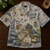 Regular Show Collector Edition Toile Print Hawaiian Shirt
