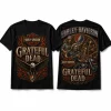 Retro Grateful Dead Harley Davidson Vintage Biker Rock Band Graphic T-Shirt
