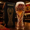 Spain National Football Team La Furia Roja Premium 3D Soccer Trophy Luxury Gift Boxed Beer Glass