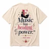Vintage Elton John Rocket Man Music Has Healing Power Graphic T-Shirt