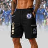 Chelsea FC Personalized Custom Name Blue Premier League Men's Cargo Shorts