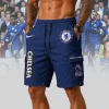 Chelsea FC Personalized Custom Name Blue Premier League Men's Cargo Shorts