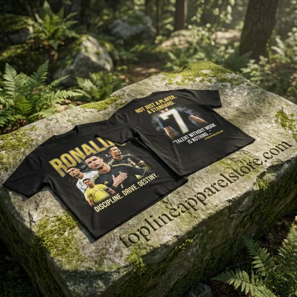 Cristiano Ronaldo CR7 Retro Bootleg Style Oversized Streetwear Vintage Graphic T-Shirt