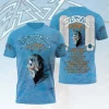 Eagles Band Their Greatest Hits Album Cover Tracklist Vintage Blue 3D Graphic T-Shirt