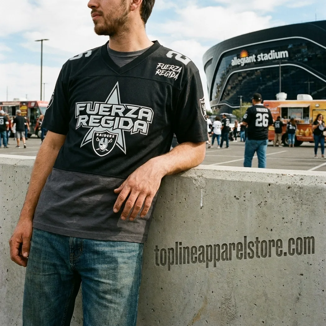 Fuerza Regida x Las Vegas Raiders This Is Our Dream Limited Edition Black Number 26 Football Jersey Fuerza Regida x Las Vegas Raiders This Is Our Dream Limited Edition Black Number 26 Football Jersey