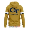 Georgia Tech Yellow Jackets Gold GT NCAA College Football Pullover Hoodie