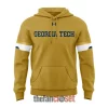 Georgia Tech Yellow Jackets Gold GT NCAA College Football Pullover Hoodie