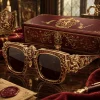 Harry Potter Hogwarts Houses Luxury Gryffindor Slytherin Ravenclaw Hufflepuff Unisex Sunglasses