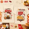 Hello Kitty x Burger King Cute Foodie Retro Graphic T-Shirt