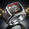 Iron Maiden Killers Eddie Gold 3D Engraved Heavy Metal Rock Band Signet Ring