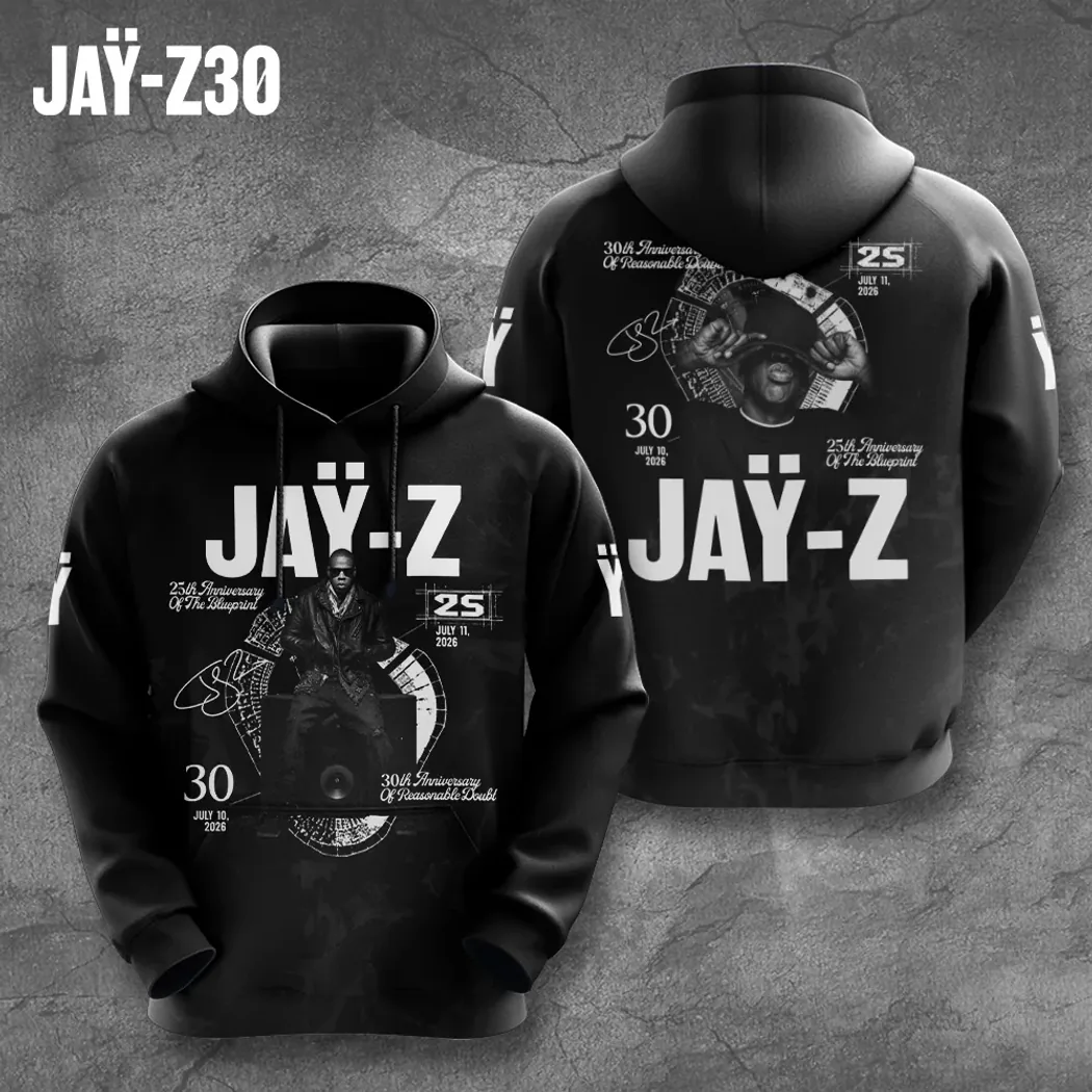 Jay-Z 30th Anniversary Reasonable Doubt and The Blueprint Vintage Hip Hop Graphic T-Shirt Jay-Z 30th Anniversary Reasonable Doubt and The Blueprint Vintage Hip Hop Graphic T-Shirt