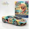 Jimmy Buffett 50th Anniversary Limited Edition Margaritaville Tie-Dye Lamborghini Aventador LP700-4 Diecast Collector Car