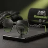 Kawasaki Z Series Motorcycle Biker Premium Square Metal Frame Green Rhinestone Sunglasses