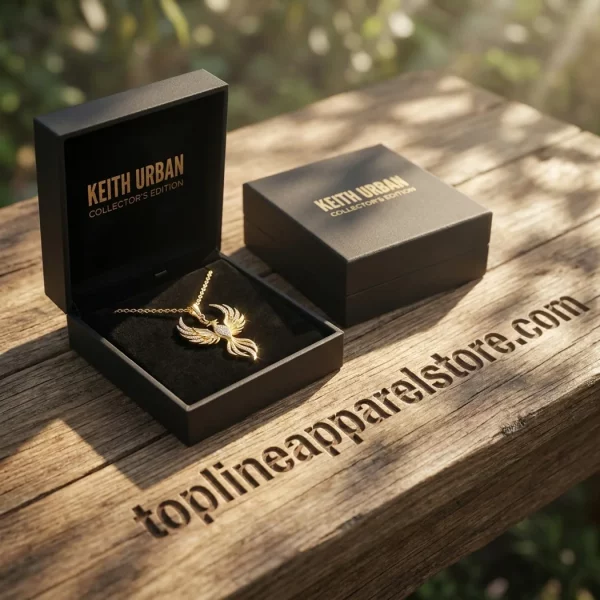 Keith Urban Collector’s Edition Phoenix Gold Plated Diamond Accent Pendant Necklace