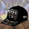 KISS 50th Anniversary Love Gun Vintage Rock Band Graphic Black Baseball Cap