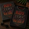 KISS Destroyer Rock Band Vintage Graphic Premium 3D Embossed T-Shirt