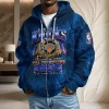 New York Knicks 2026 NBA Finals Champions Commemorative Signatures Graphic Unisex Quarter-Zip Waffle Hoodie