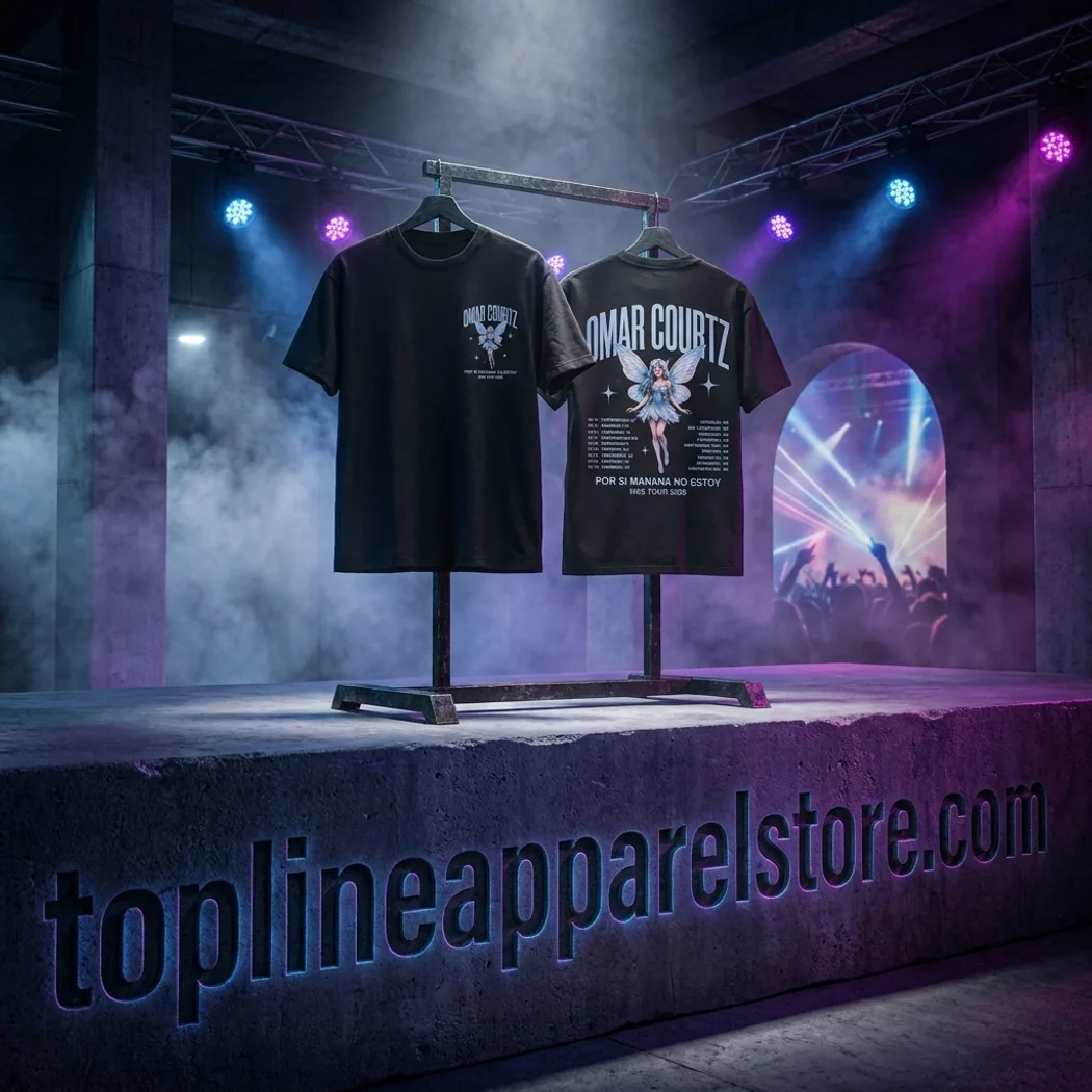 Omar Courtz Por Si Manana No Estoy USA Tour 2026 Double Sided Heavyweight Concert Graphic T-Shirt Omar Courtz Por Si Manana No Estoy USA Tour 2026 Double Sided Heavyweight Concert Graphic T-Shirt