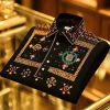 Omega Psi Phi OPP Fraternity Luxury Gold Geometric Pattern Premium Polo Shirt