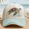San Francisco 49ers Sea Turtle Ocean Wave Summer Beach Graphic Adjustable Baseball Cap