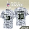 Seattle Seahawks Salute To Service Custom Name And Number Camo Personalized 3D T-Shirt