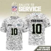 Seattle Seahawks Salute To Service Custom Name And Number Camo Personalized 3D T-Shirt