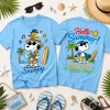 Snoopy Hello Summer Good Vibes Tropical Beach Graphic T-Shirt