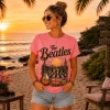The Beatles Abbey Road Retro Sunset All You Need Is Love Vintage Graphic T-Shirt