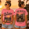 The Beatles Abbey Road Retro Sunset All You Need Is Love Vintage Graphic T-Shirt