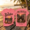 The Beatles Abbey Road Retro Sunset All You Need Is Love Vintage Graphic T-Shirt
