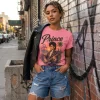 Vintage Prince Purple Rain Retro Sunset Pink Graphic T-Shirt
