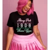 Alpha Kappa Alpha AKA 1908 Always Pink Forever Green Sorority Graphic T-Shirt