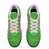 Alpha Kappa Alpha AKA Sorority Personalized Pink and Green Custom Athletic Running Shoes