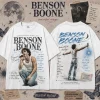 Benson Boone Beautiful Things 2024 World Tour Vintage Double Sided Concert Graphic T-Shirt