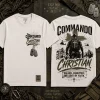 Commando Christian Warrior Called Equipped and Sent by Faith Military Graphic T-Shirt