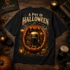 Guinness Happy Halloween Vintage Graphic Spooky Pumpkin Beer T-Shirt