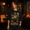 Guinness Happy Halloween Vintage Graphic Spooky Pumpkin Beer T-Shirt