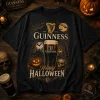 Guinness Happy Halloween Vintage Graphic Spooky Pumpkin Beer T-Shirt